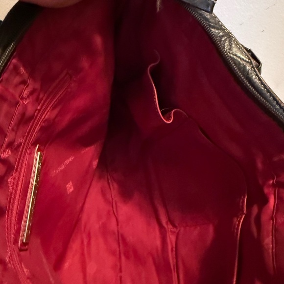 Donald J Pliner RARE vintage Italian Designer Beautiful Leather Handbag EUC - Picture 8 of 10